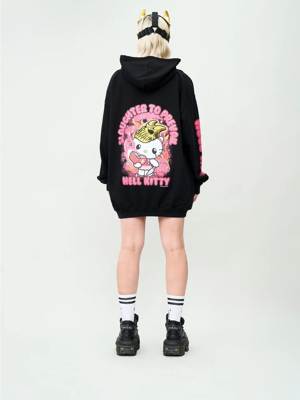 First Blood Slaughter to Prevail - Hell Kitty - Hoodie Unisex Size Large